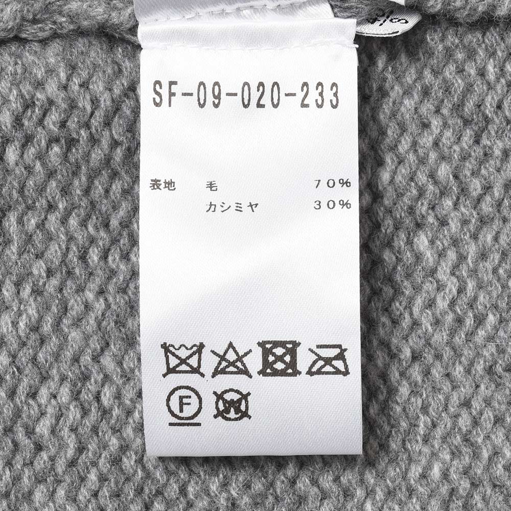 Settefili Cashmere セッテフィーリ カシミア ウール カシミヤ ケーブル ショールカラー ロングニットカーディガン