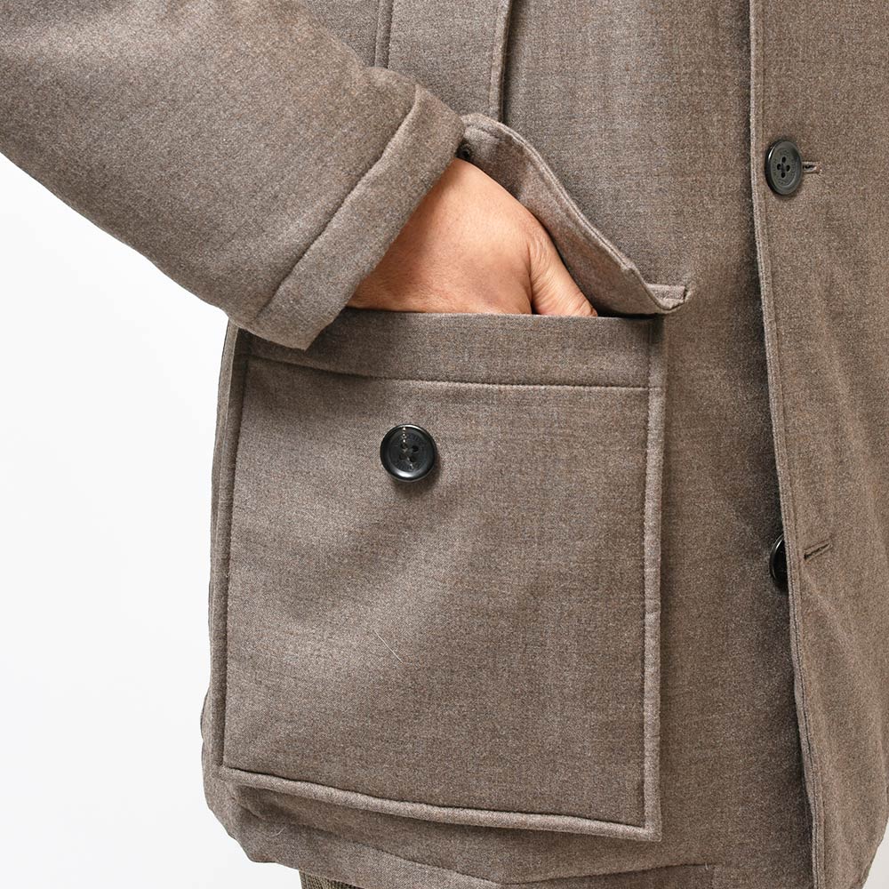 WOOLRICH ウールリッチ LORO PIANA NEW ARCTIC PARAKA ロロピアーナニューアークティックパーカ ウール シルク ダウンジャケット WOOU0001