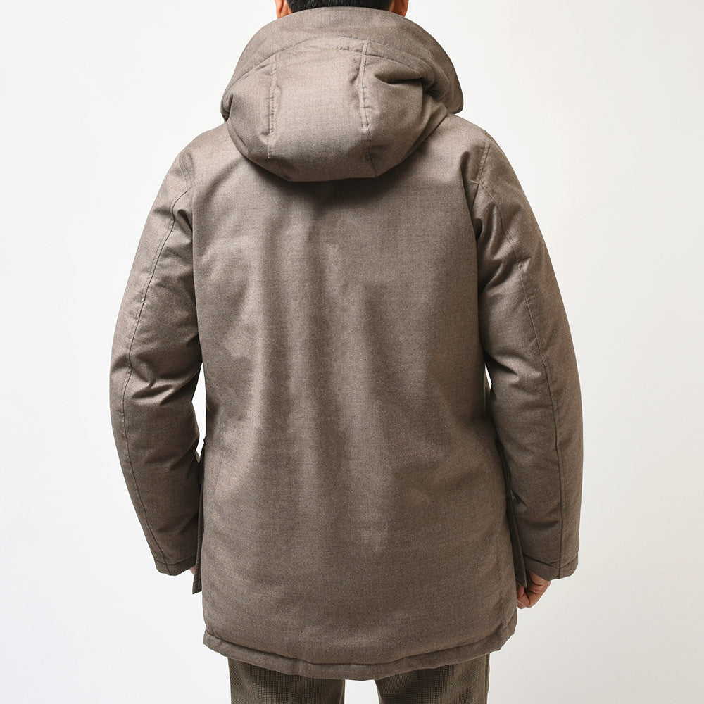 WOOLRICH ウールリッチ LORO PIANA NEW ARCTIC PARAKA ロロピアーナニューアークティックパーカ ウール シルク ダウンジャケット WOOU0001