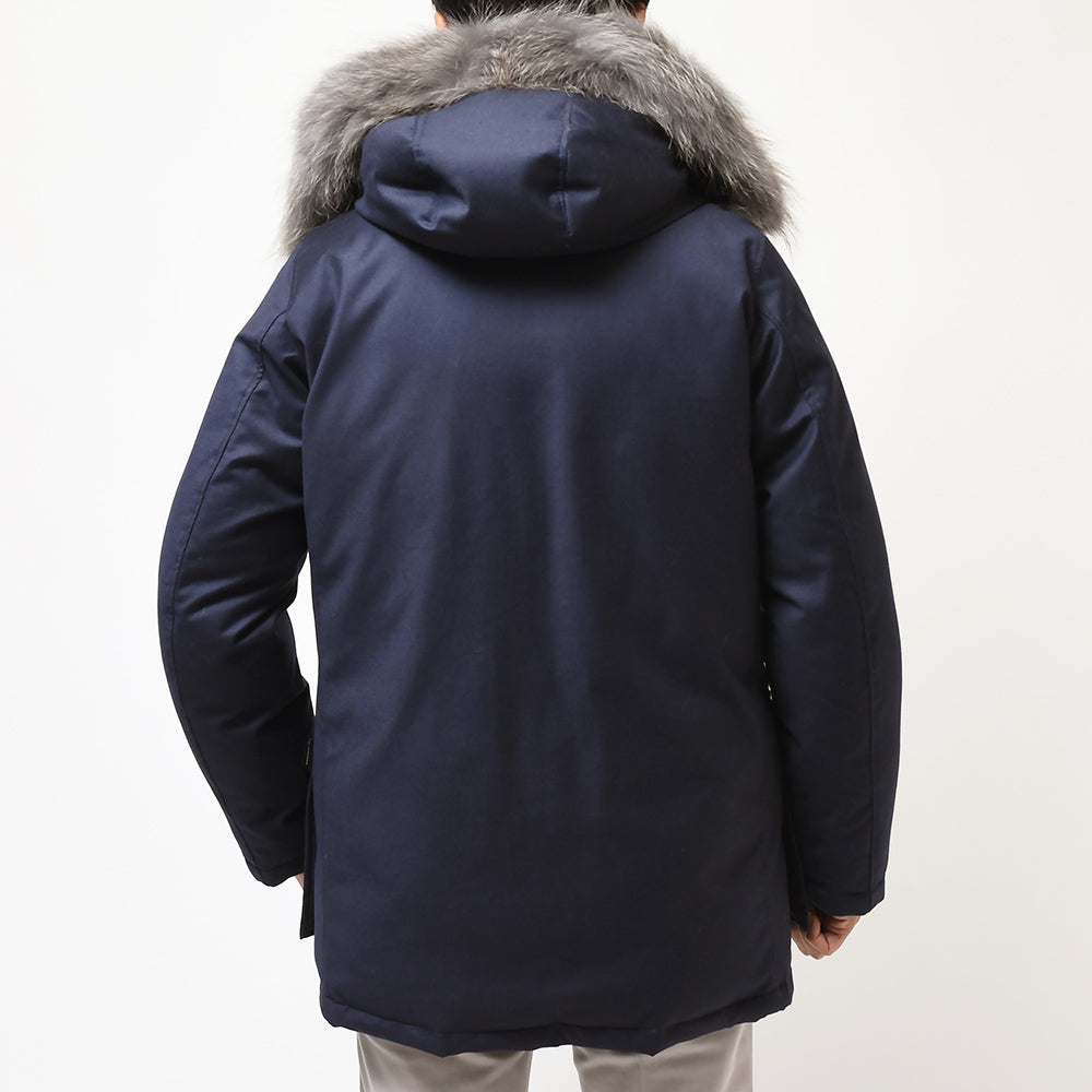 WOOLRICH ウールリッチ LORO PIANA NEW ARCTIC PARAKA ロロピアーナニューアークティックパーカ ウール シルク ダウンジャケット WOOU0001