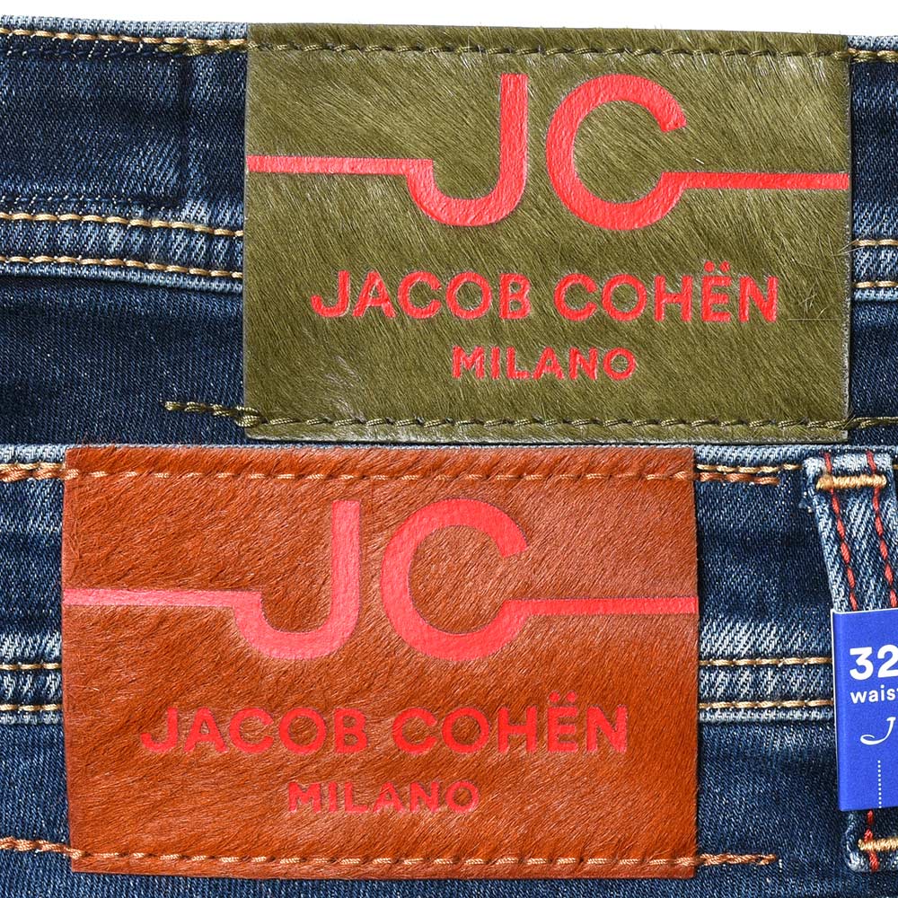 JACOB COHEN(ヤコブコーエン) BARDバード ヴィンテージウォッシュストレッチテーパードフィットデニム 226-82300