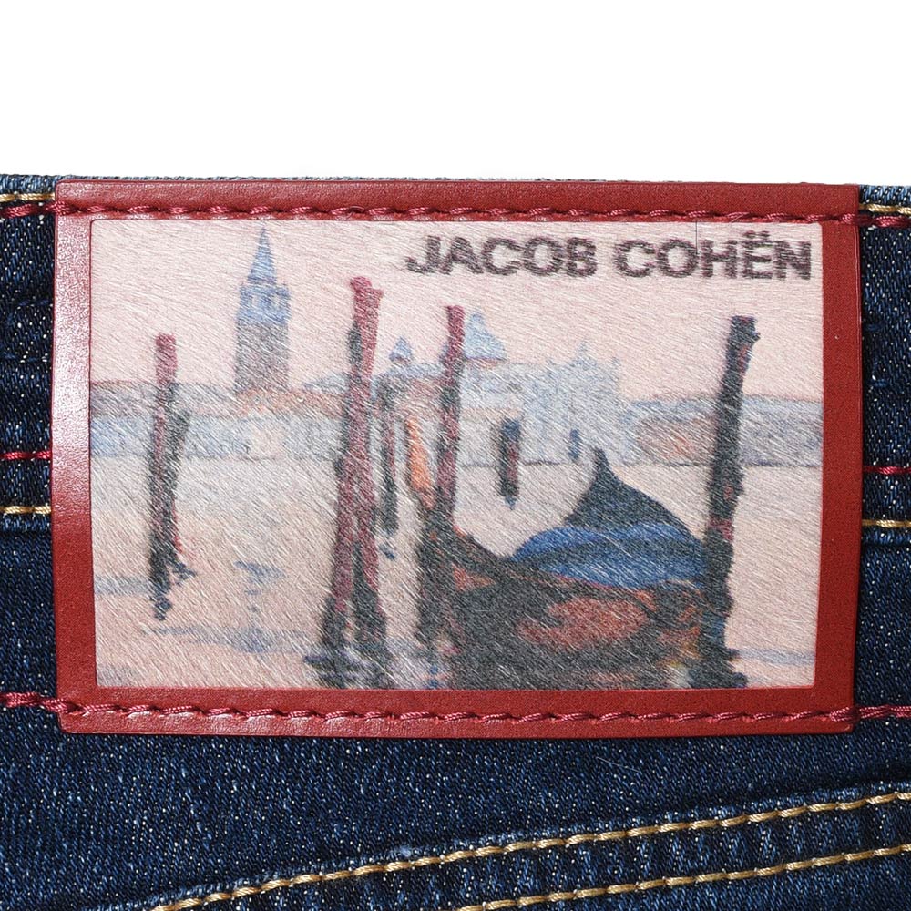 JACOB COHEN(ヤコブコーエン) BARDバード PREMIUM EDITION GRAND TOUR ヴィンテージウォッシュストレッチテーパードフィットデニム 226-82781