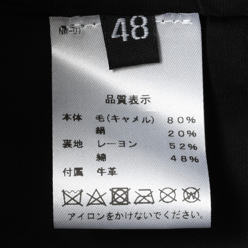 Solleciti(ソレシティ) キャメルシルクボアフーデッドブルゾン FSM0A307227