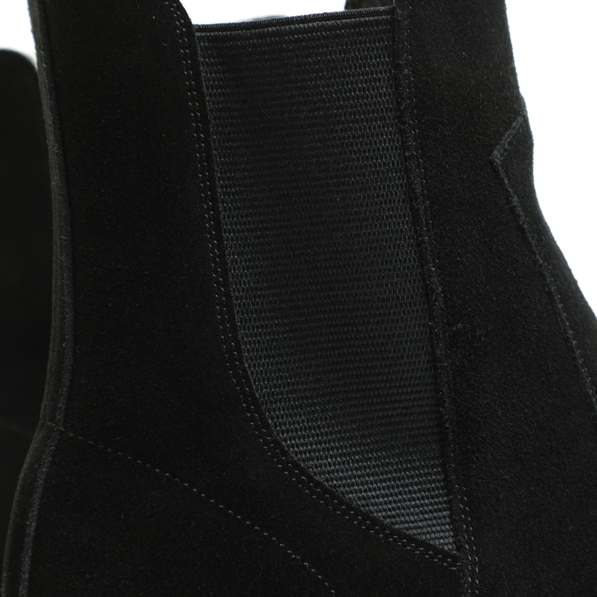 【菅原靴店別注モデル】 WH ダブルエイチ ヒロシツボウチ×干場義雅 サイドゴア ブーツ ウエスタン スエード WHL-6700S BLACK/ブラック
