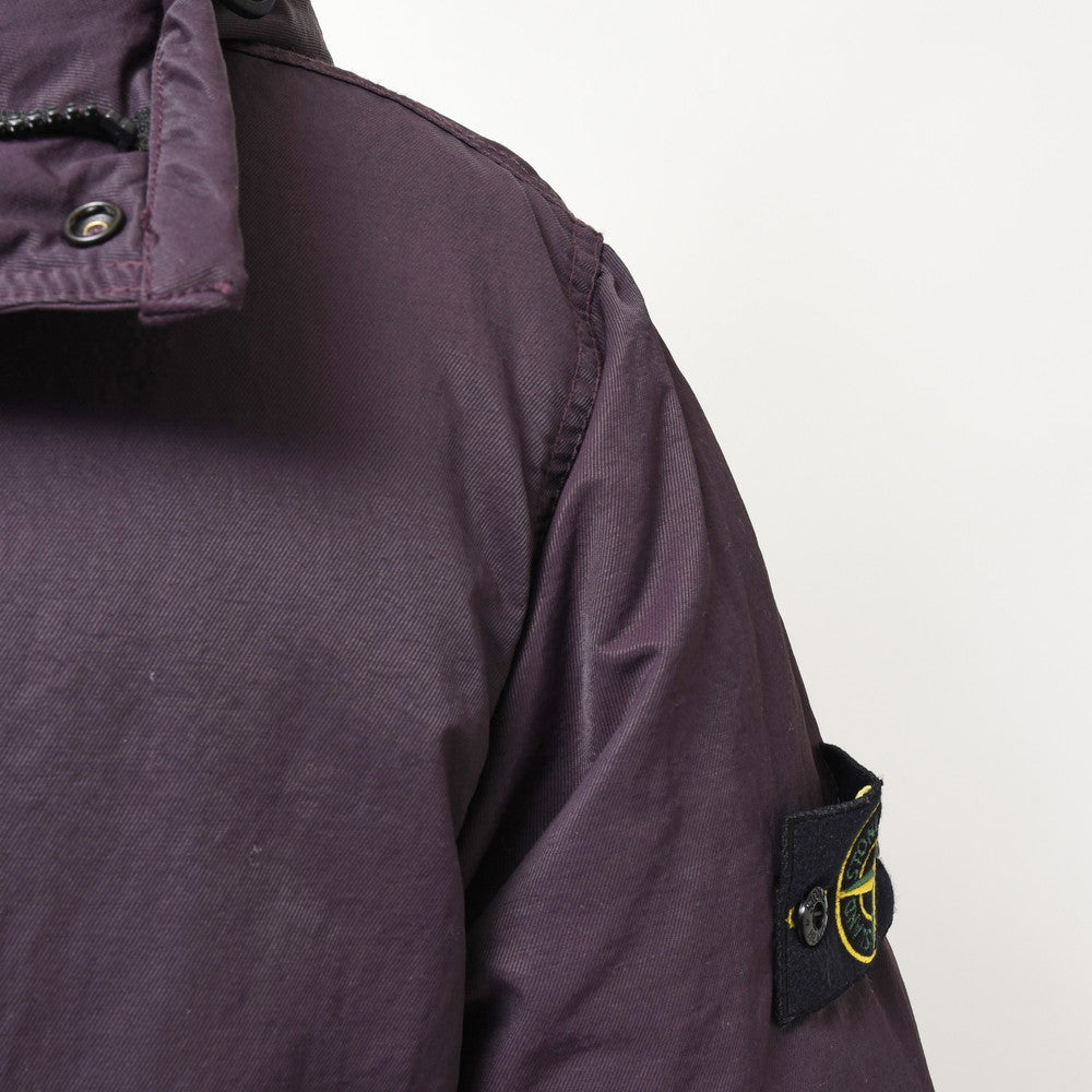 STONE ISLAND(ストーンアイランド) ガーメントダイナイロンツイルフーデッドダウンジャケット 79-154-25-21