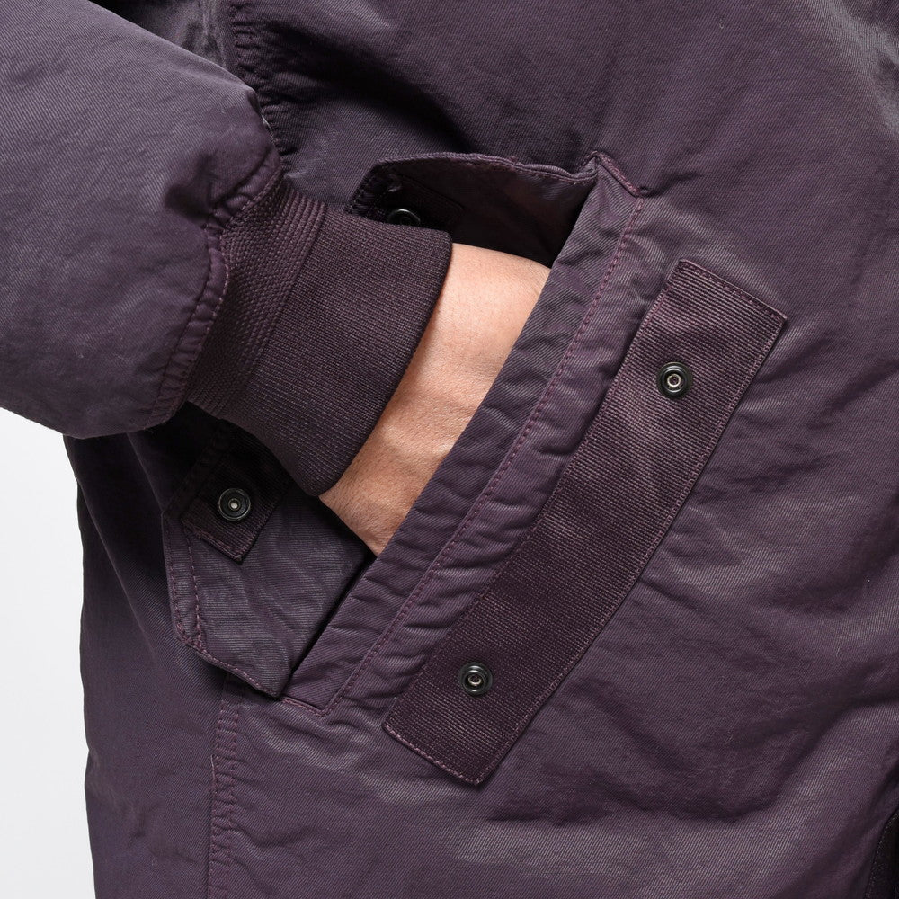 STONE ISLAND(ストーンアイランド) ガーメントダイナイロンツイルフーデッドダウンジャケット 79-154-25-21