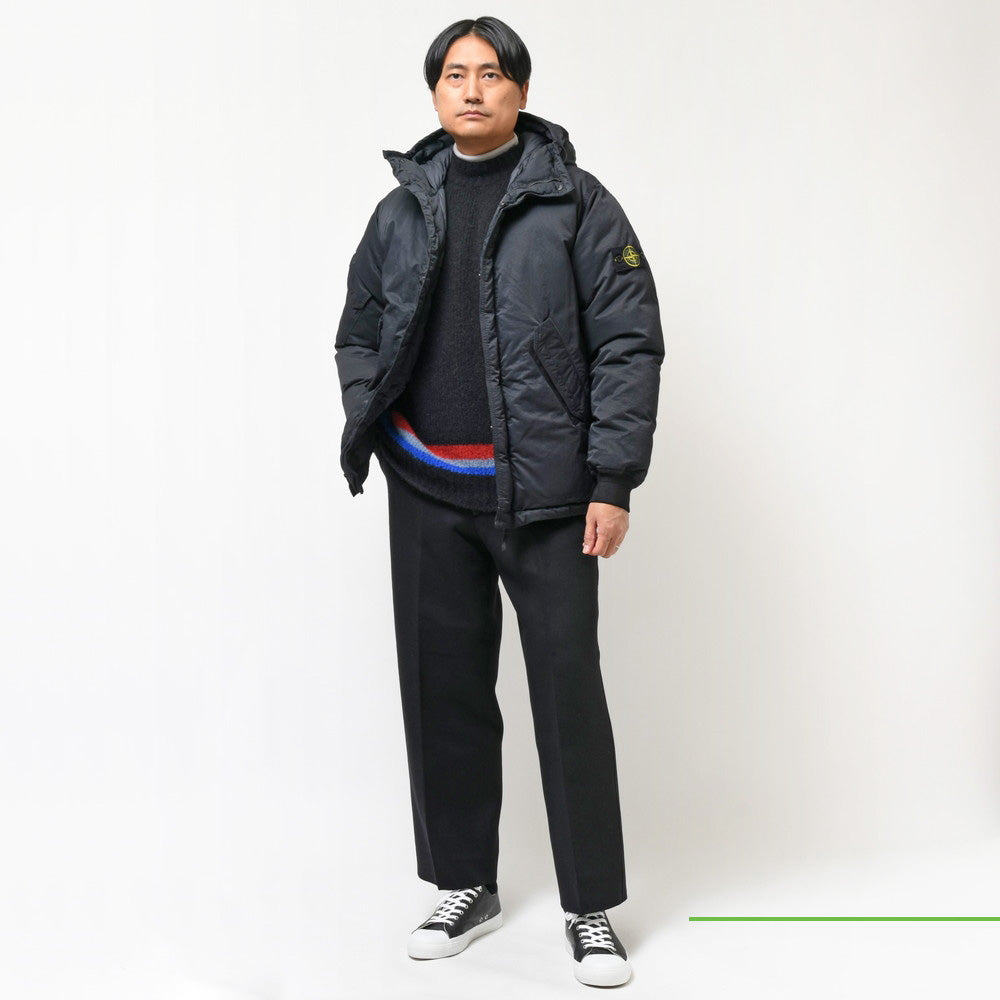 STONE ISLAND(ストーンアイランド) ガーメントダイナイロンツイルフーデッドダウンジャケット 79-154-25-21