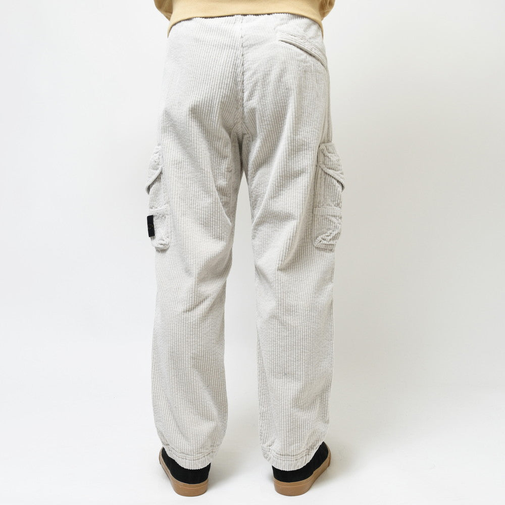 STONE ISLAND(ストーンアイランド) ガーメントダイコットンコーデュロイシャーリングテーパードカーゴパンツ 79-153-26-11