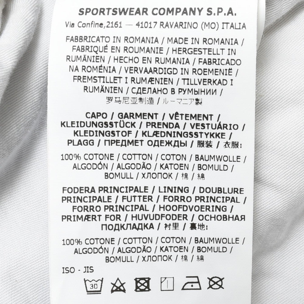 STONE ISLAND(ストーンアイランド) ガーメントダイコットンコーデュロイシャーリングテーパードカーゴパンツ 79-153-26-11