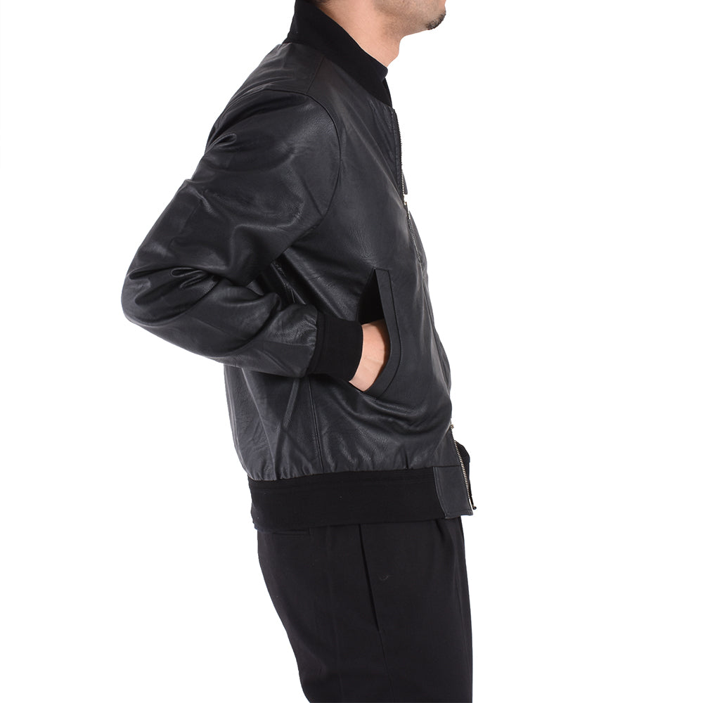 ジャブスアルキヴィオ / 【70TH Anniv.】giabs_GOLD シンセティックレザー ジップアップ ブルゾン/BARDI_GD70/A5419