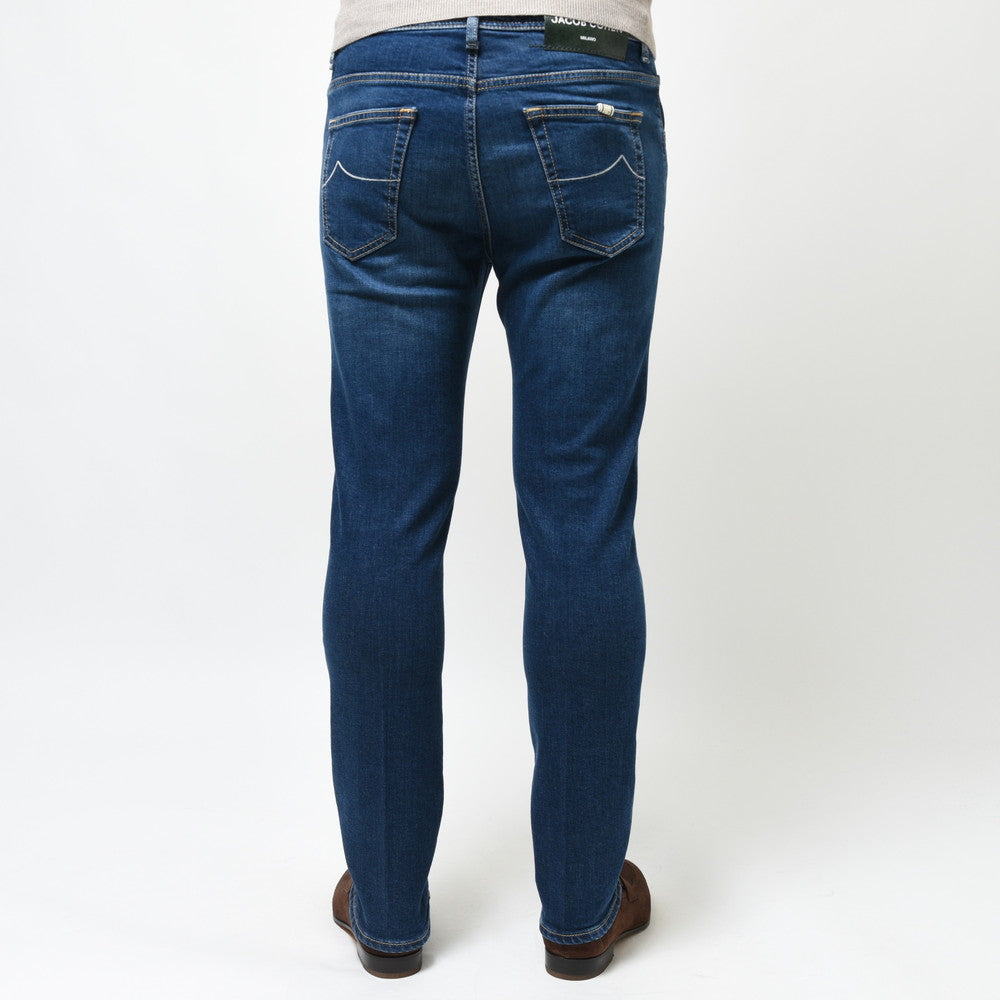 JACOB COHEN(ヤコブコーエン) SCOTTOスコット ENDLESS LUXURY ウォッシュドオーガニックコットンストレッチ キャロットフィットクロップドデニム 226-82715