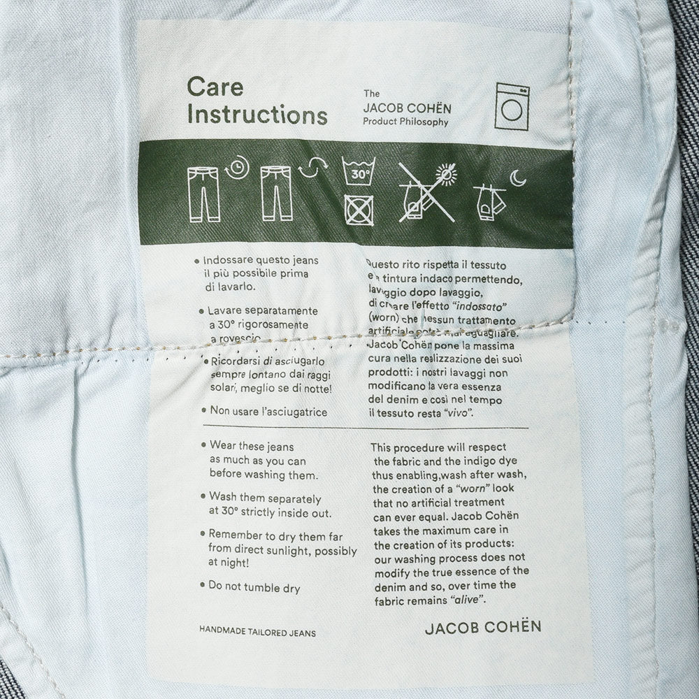 JACOB COHEN(ヤコブコーエン) SCOTTOスコット ENDLESS LUXURY ウォッシュドオーガニックコットンストレッチ キャロットフィットクロップドデニム 226-82715