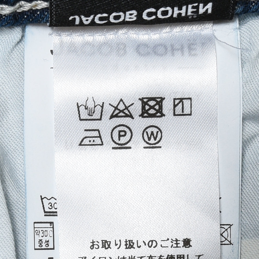 JACOB COHEN(ヤコブコーエン) SCOTTOスコット ENDLESS LUXURY ウォッシュドオーガニックコットンストレッチ キャロットフィットクロップドデニム 226-82715