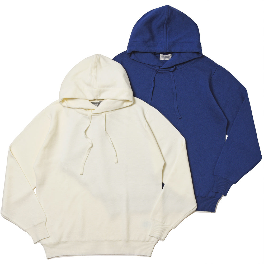 JOHN SMEDLEY ジョンスメドレー RAE メリノウール 30ゲージ ダブルジャガード ニットパーカー STANDARD FIT