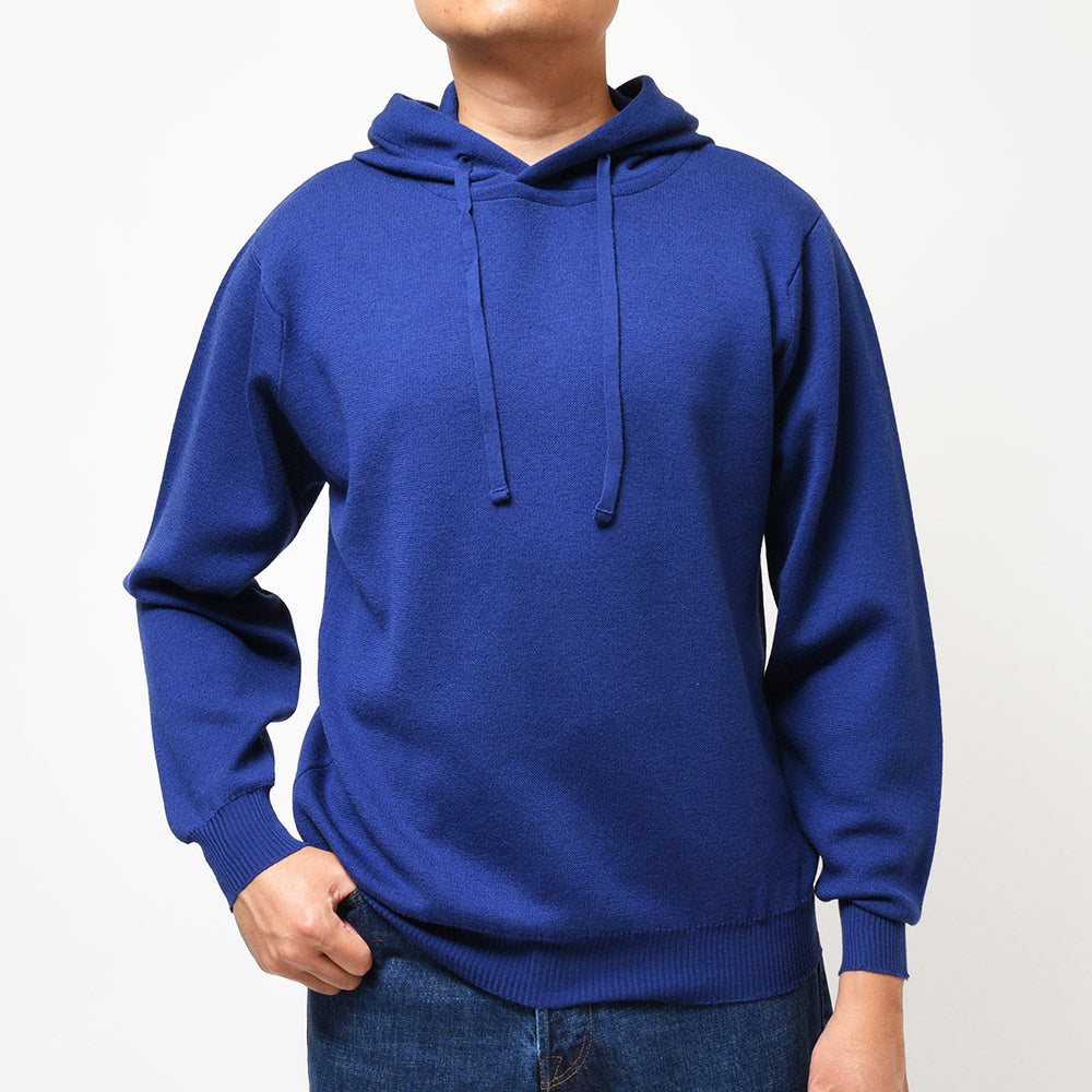 JOHN SMEDLEY ジョンスメドレー RAE メリノウール 30ゲージ ダブルジャガード ニットパーカー STANDARD FIT