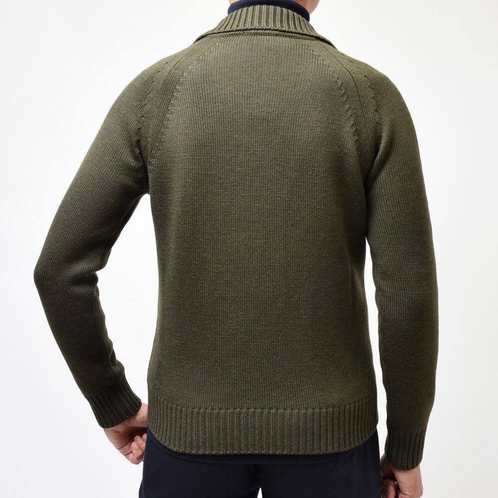 ZANONE(ザノーネ) 5ゲージウールショールカラーニットカーディガン GIACCA CARDIGAN/SLIM FIT/813057/ZR258/85601