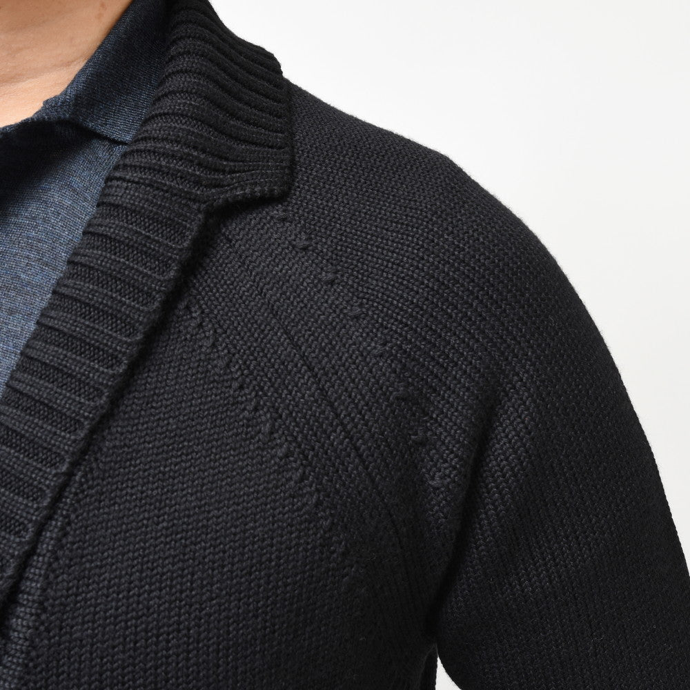 ZANONE(ザノーネ) 5ゲージウールショールカラーニットカーディガン GIACCA CARDIGAN/SLIM FIT/813057/ZR258/85601
