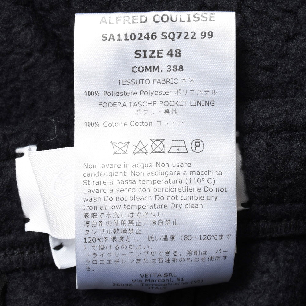 CellarDoor(セラードアー) ALFRED COULISSE ポリエステルフリースシャーリングテーパードパンツ SQ722