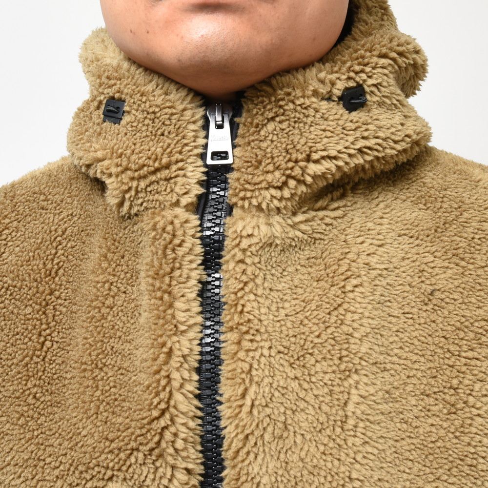 HERNO(ヘルノ) ポリエステルボアダブルジップフーディーブルゾン PA000123U-12536