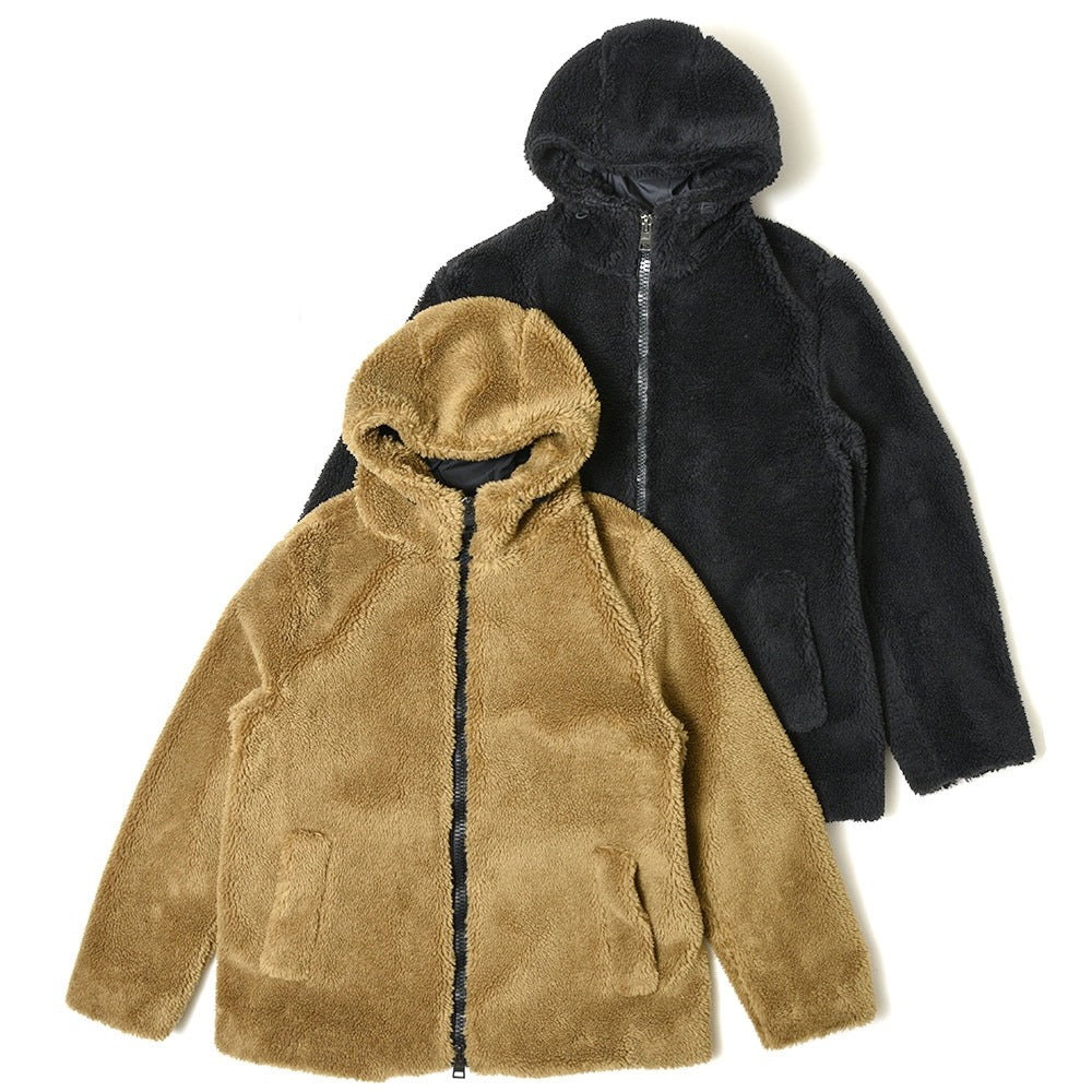 HERNO(ヘルノ) ポリエステルボアダブルジップフーディーブルゾン PA000123U-12536