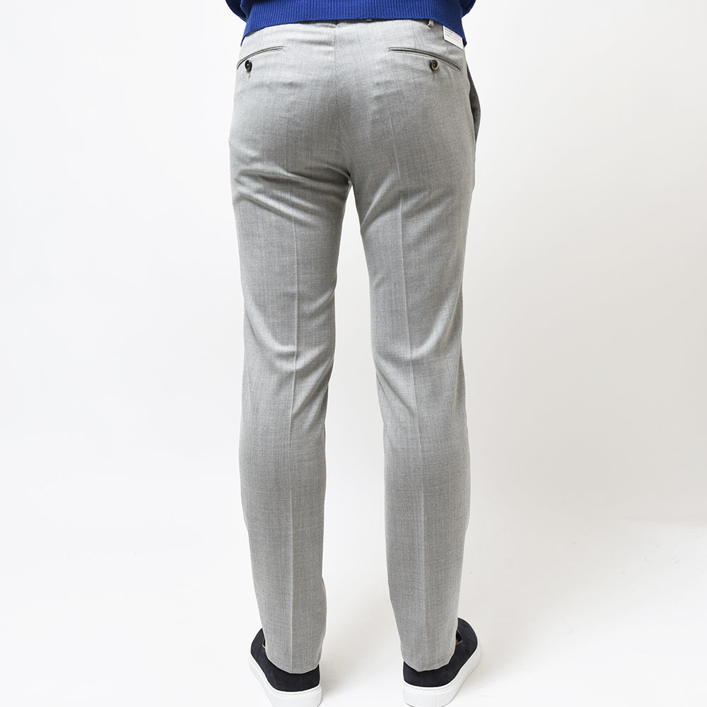 PT TORINO ピーティー トリノ Travel ウォッシャブルライトテクノウールフランネル ストレッチ ノープリーツ ドレスパンツ SUPERSLIM FIT