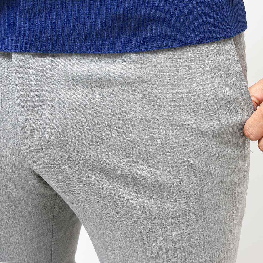 PT TORINO ピーティー トリノ Travel ウォッシャブルライトテクノウールフランネル ストレッチ ノープリーツ ドレスパンツ SUPERSLIM FIT