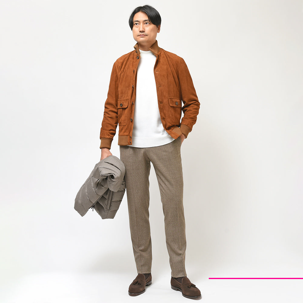Valstar ヴァルスター VALSTARINO ヴァルスタリーノ ゴートスエード バルスターブルゾン REGULAR FIT