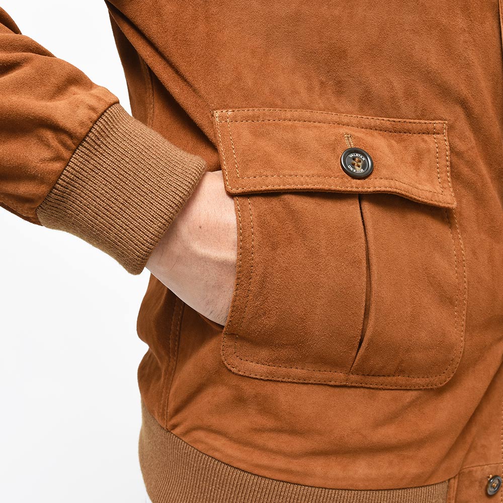 Valstar ヴァルスター VALSTARINO ヴァルスタリーノ ゴートスエード バルスターブルゾン REGULAR FIT