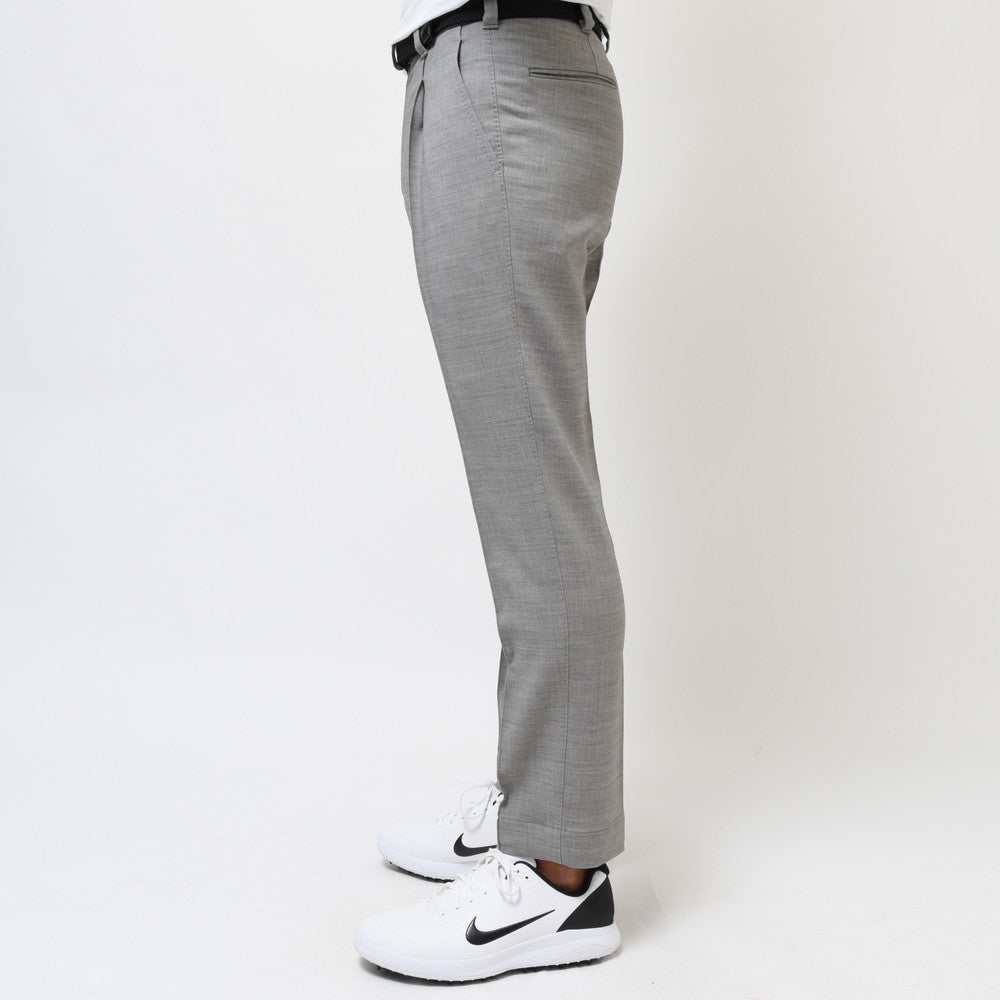 IGARASHI TROUSERS(五十嵐トラウザーズ) guji golf別注テクノウールジャージ1プリーツステッチクリーステーパードパンツ 1OUTP-101