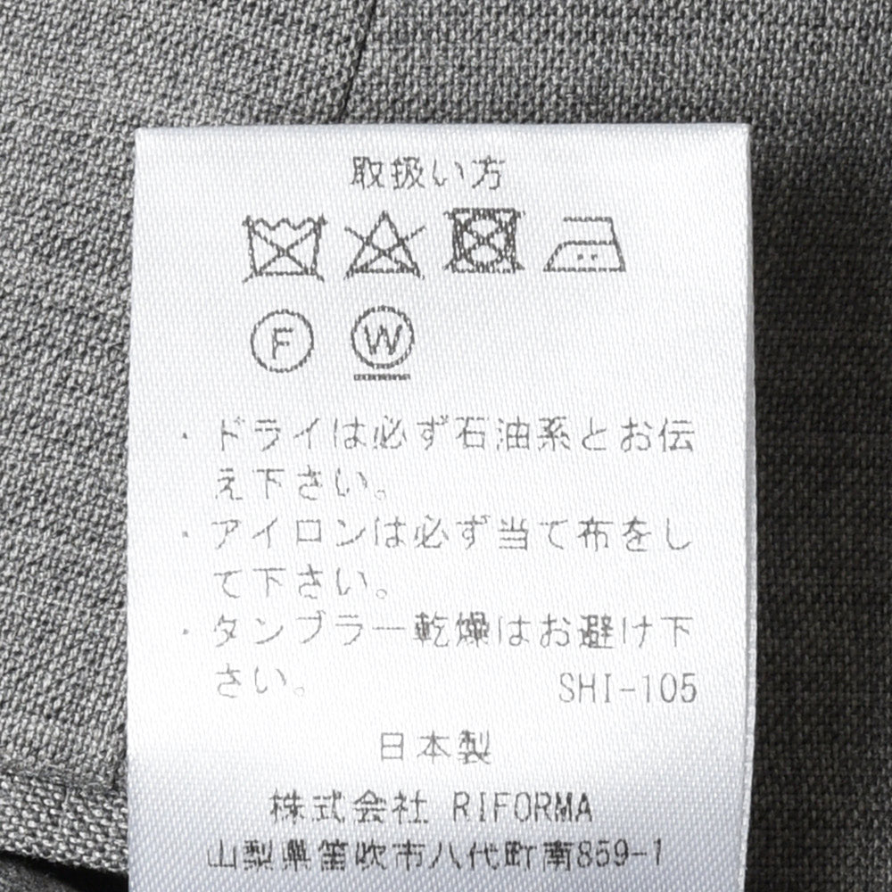 IGARASHI TROUSERS(五十嵐トラウザーズ) guji golf別注テクノウールジャージ1プリーツステッチクリーステーパードパンツ 1OUTP-101