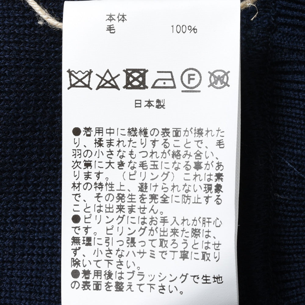 V::loom(ヴイルーム) メリノウールクルーネックニットソー 206-65404