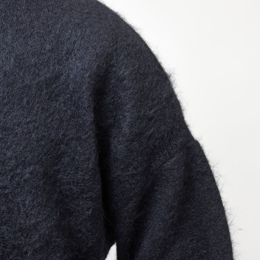 V::loom(ヴイルーム) ハイゲージベビーアルパカガンジークルーネックニット 206-85409