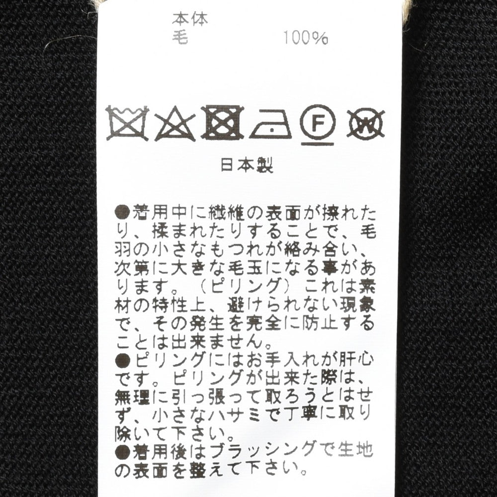 V::loom(ヴイルーム) メリノウールハイゲージクルーネックS/Sニットソー 206-66402