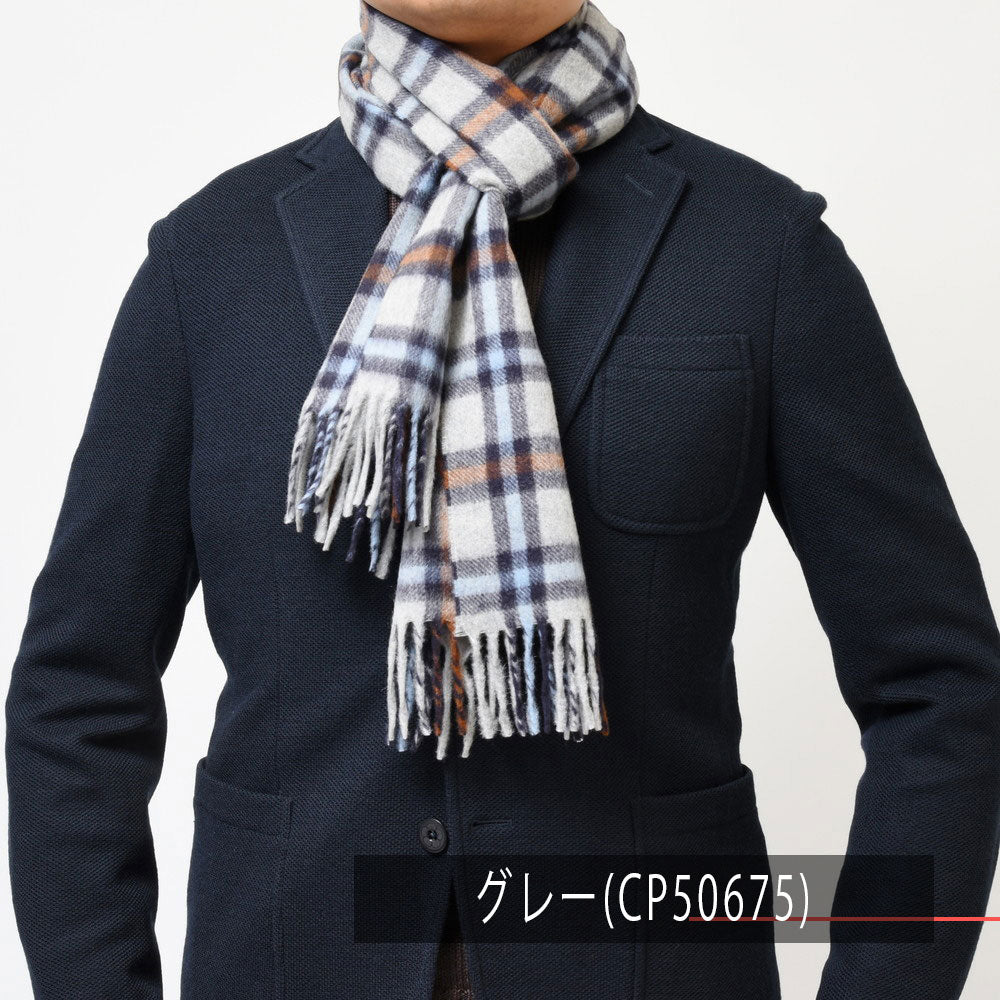 Joshua Ellis(ジョシュア エリス) カシミアタータンチェックマフラー TARTANS