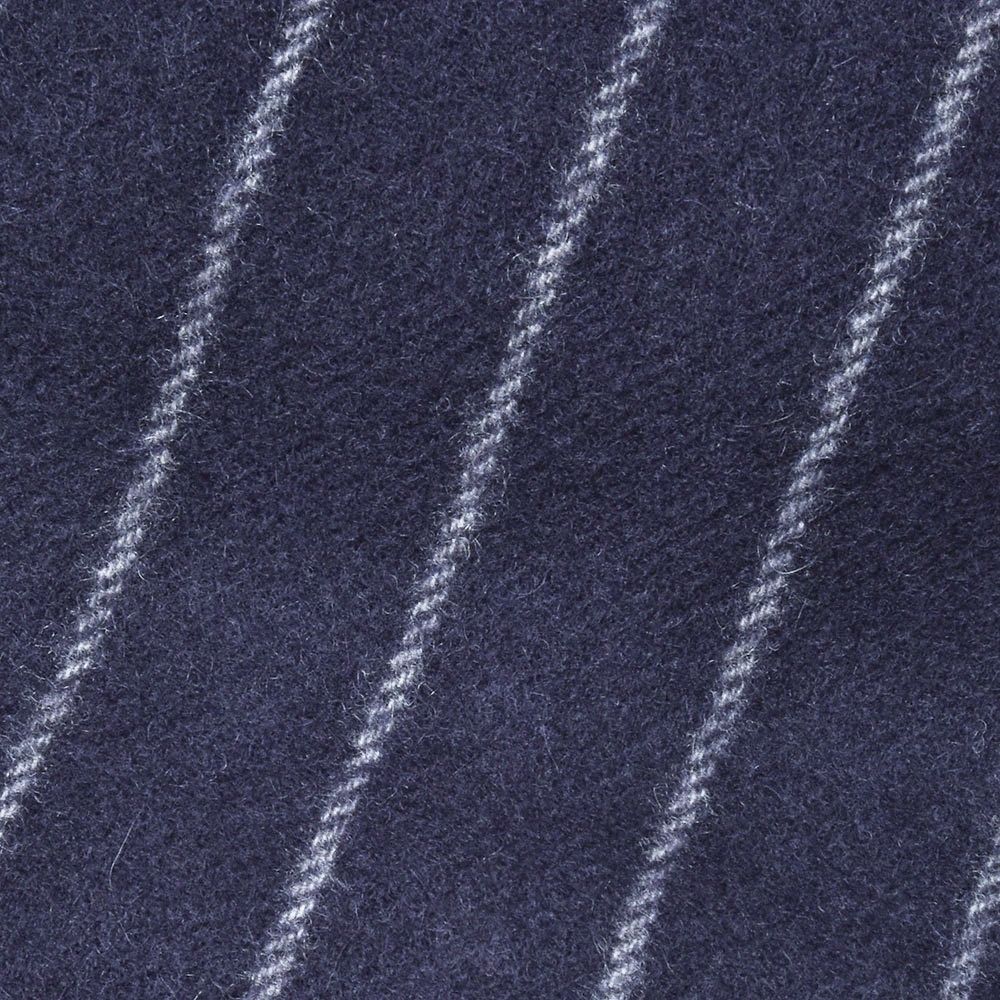 Joshua Ellis(ジョシュア エリス) カシミアチョークストライプマフラー CHALK STRIPE