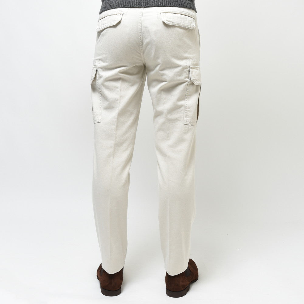 INCOTEX SLACKS(インコテックス スラックス) TAPERED FIT ストーンウォッシュコットンギャバジンテーパードカーゴパンツ 470-81532(M)