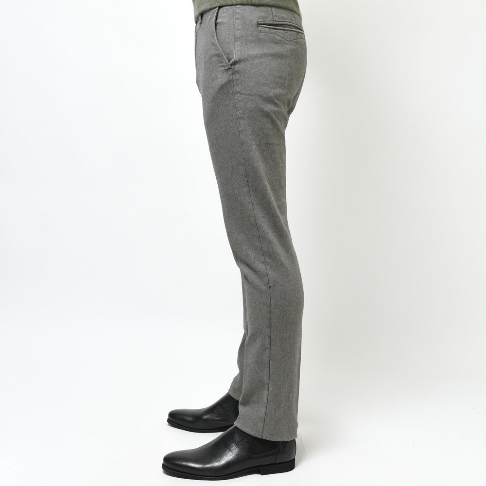 INCOTEX SLACKS(インコテックス スラックス) SLIM FIT ガーメントダイマイクロストラクチャーストレッチコットンテーパードパンツ 470-81591(M)