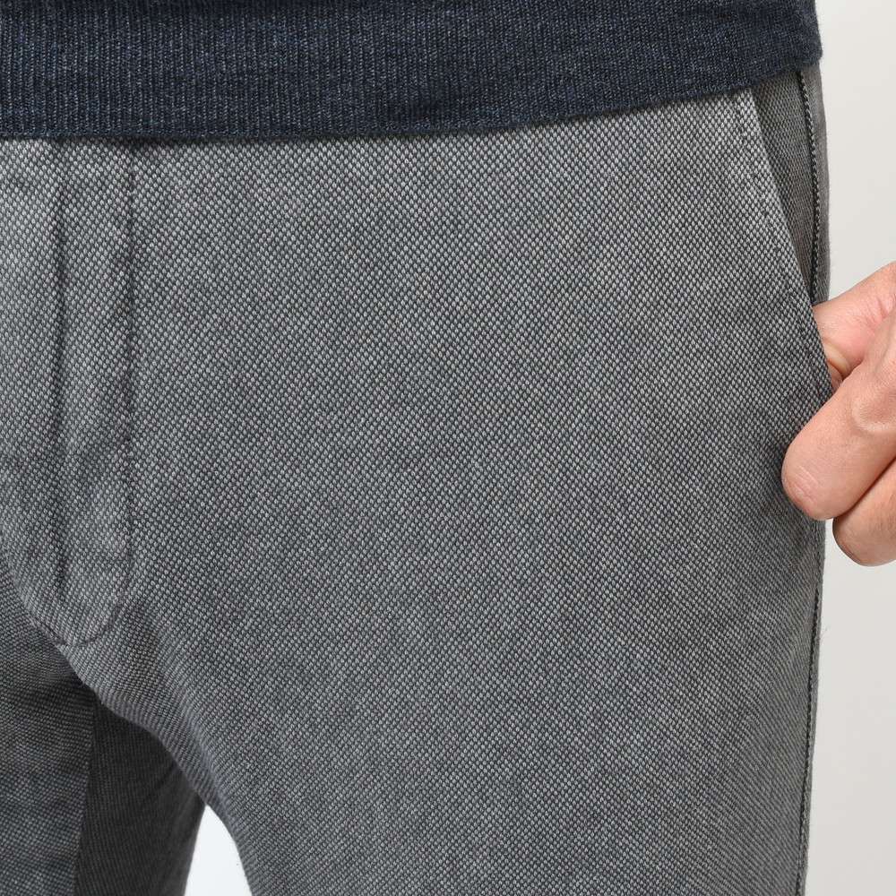 INCOTEX SLACKS(インコテックス スラックス) SLIM FIT ガーメントダイマイクロストラクチャーストレッチコットンテーパードパンツ 470-81591(M)