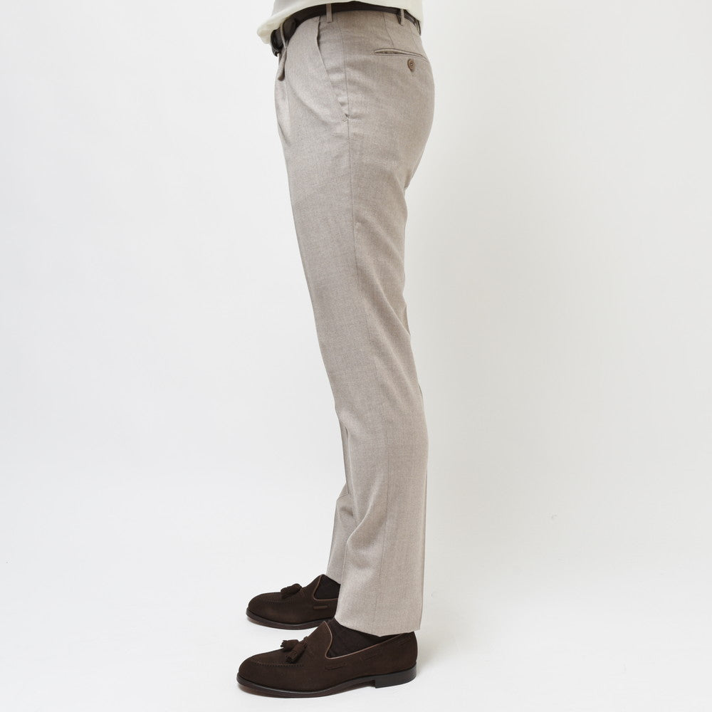 INCOTEX(インコテックス) SLIM FIT SUPER100'sウールサキソニーソリッド1プリーツテーパードパンツ 1T0031-1645A