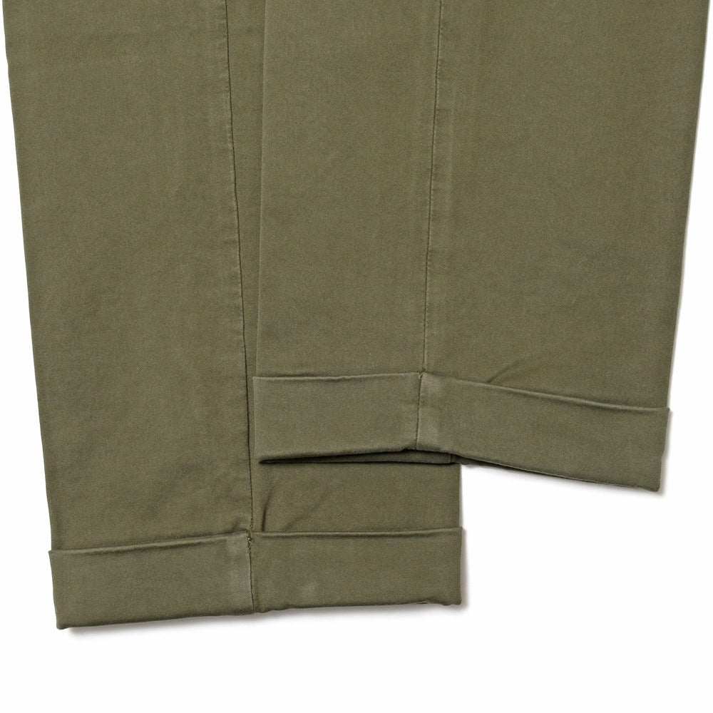 INCOTEX SLACKS(インコテックス スラックス) TAPERED FIT ガーメントダイストレッチコットンサテンテーパードパンツ 470-81528(M)