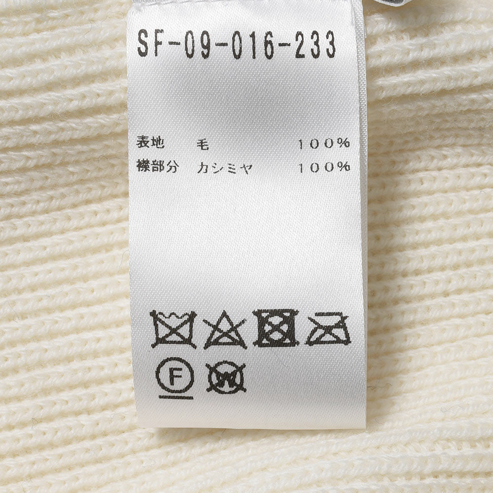 Settefili Cashmere セッテフィーリ カシミア ウール ミドルゲージ Vネック チルデンニット