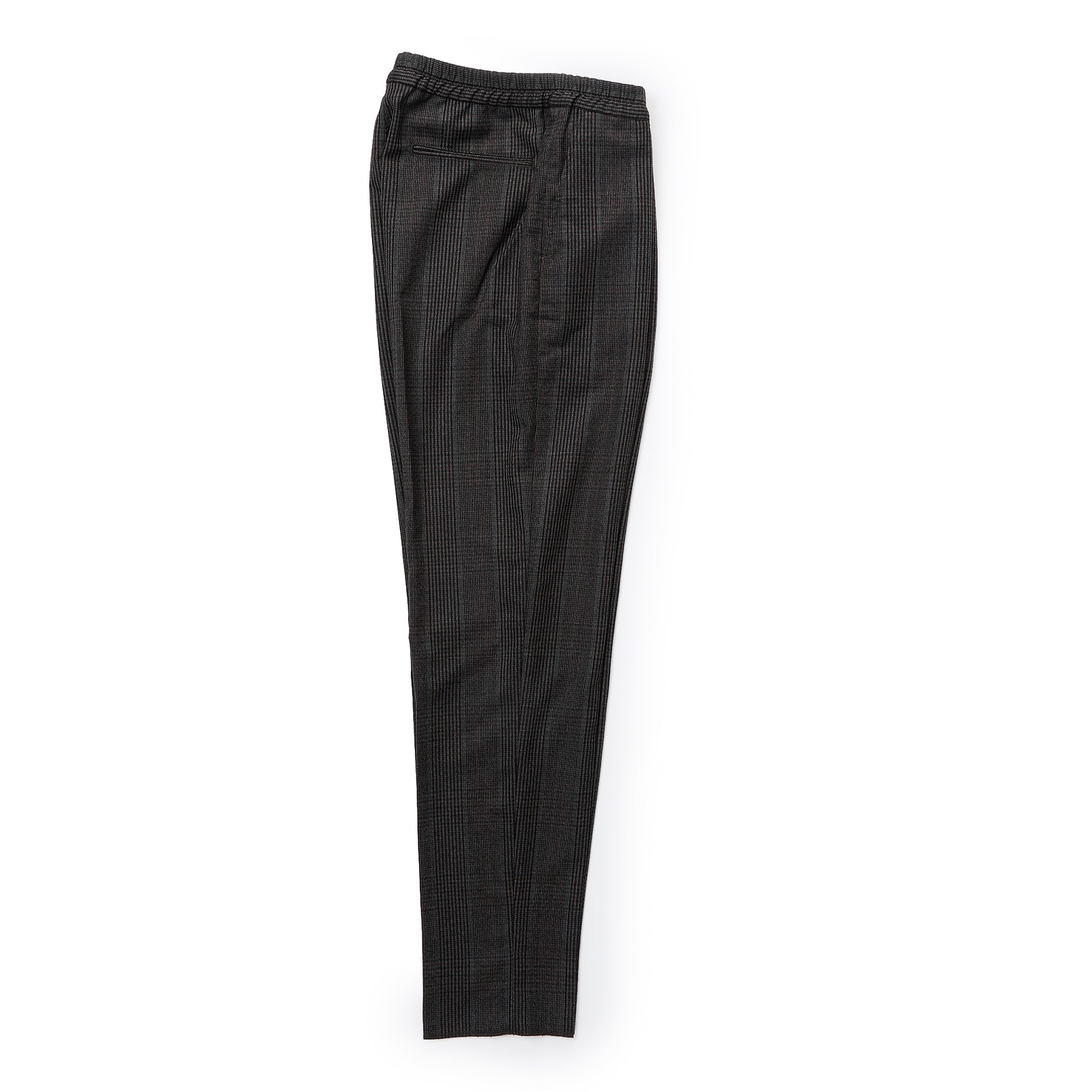 イグレティーク / ウール チェック ノープリーツ リラックスパンツ/open/EG037AO