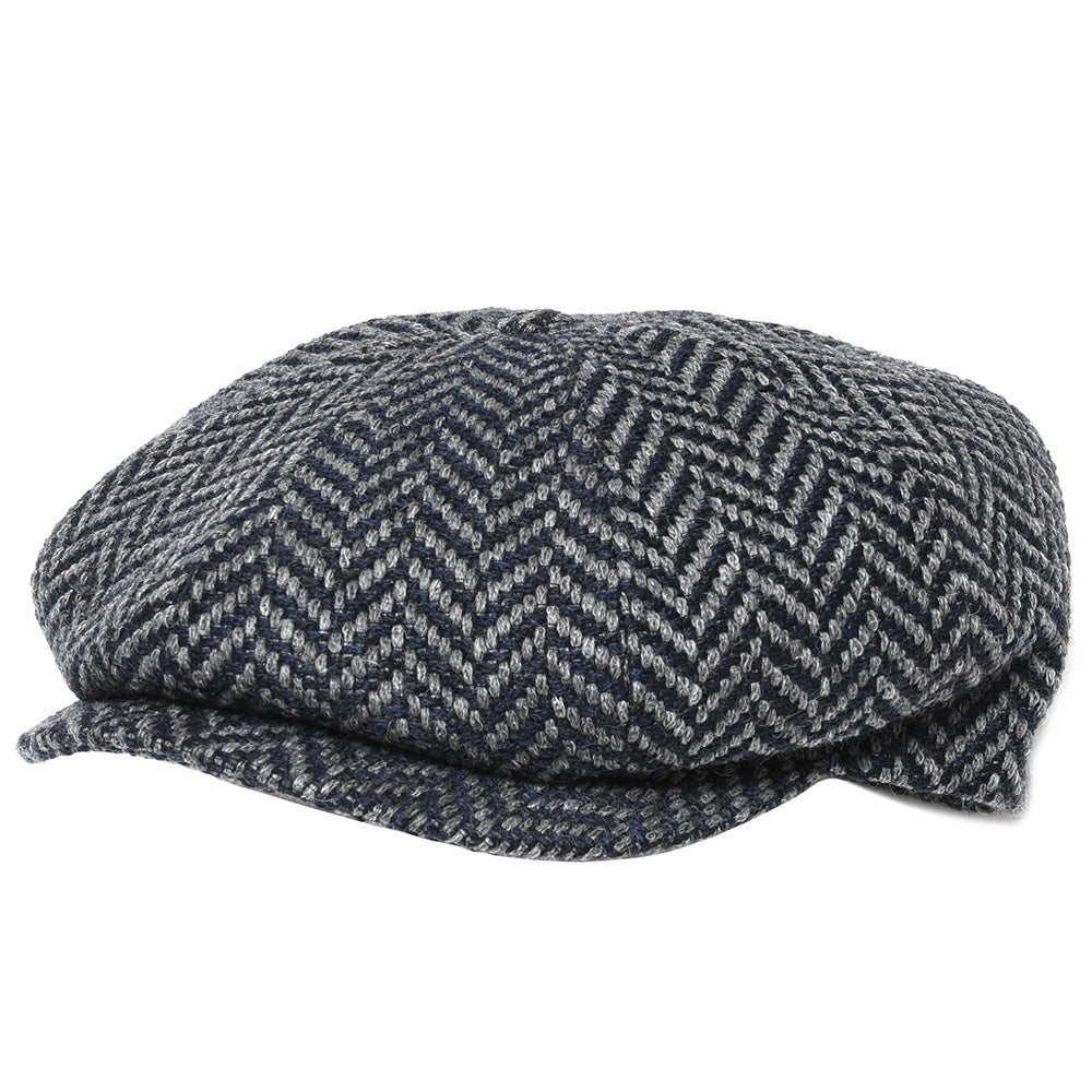 Borsalino(ボルサリーノ) 8パネルウールツィードヘリンボーンハンチング B15113F0027