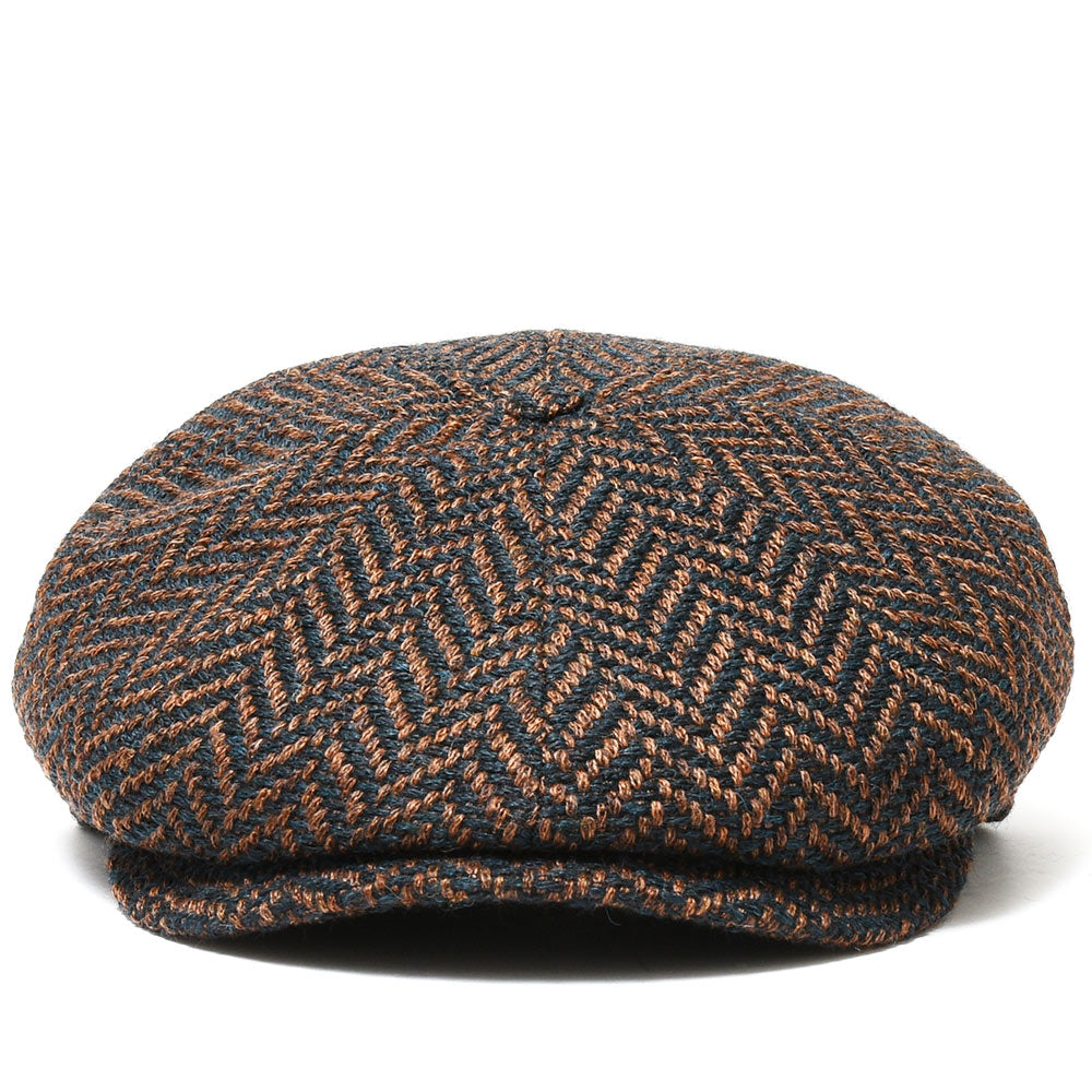 Borsalino(ボルサリーノ) 8パネルウールツィードヘリンボーンハンチング B15113F0027
