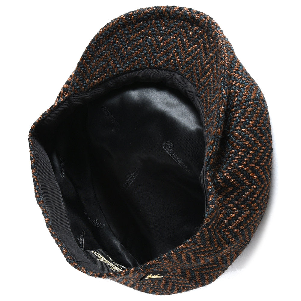 Borsalino(ボルサリーノ) 8パネルウールツィードヘリンボーンハンチング B15113F0027