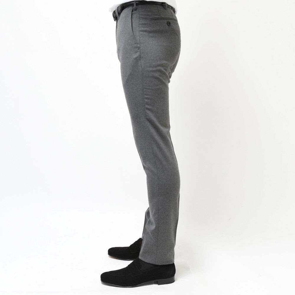 INCOTEX(インコテックス) SLIM FIT ウォッシャブルテクノウールサキソニーテーパードパンツ 470-82560