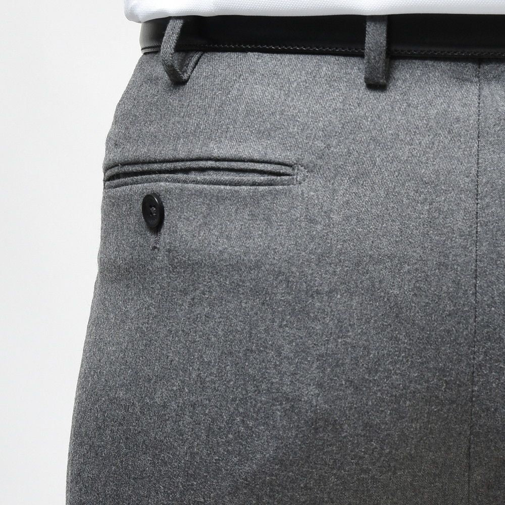 INCOTEX(インコテックス) SLIM FIT ウォッシャブルテクノウールサキソニーテーパードパンツ 470-82560