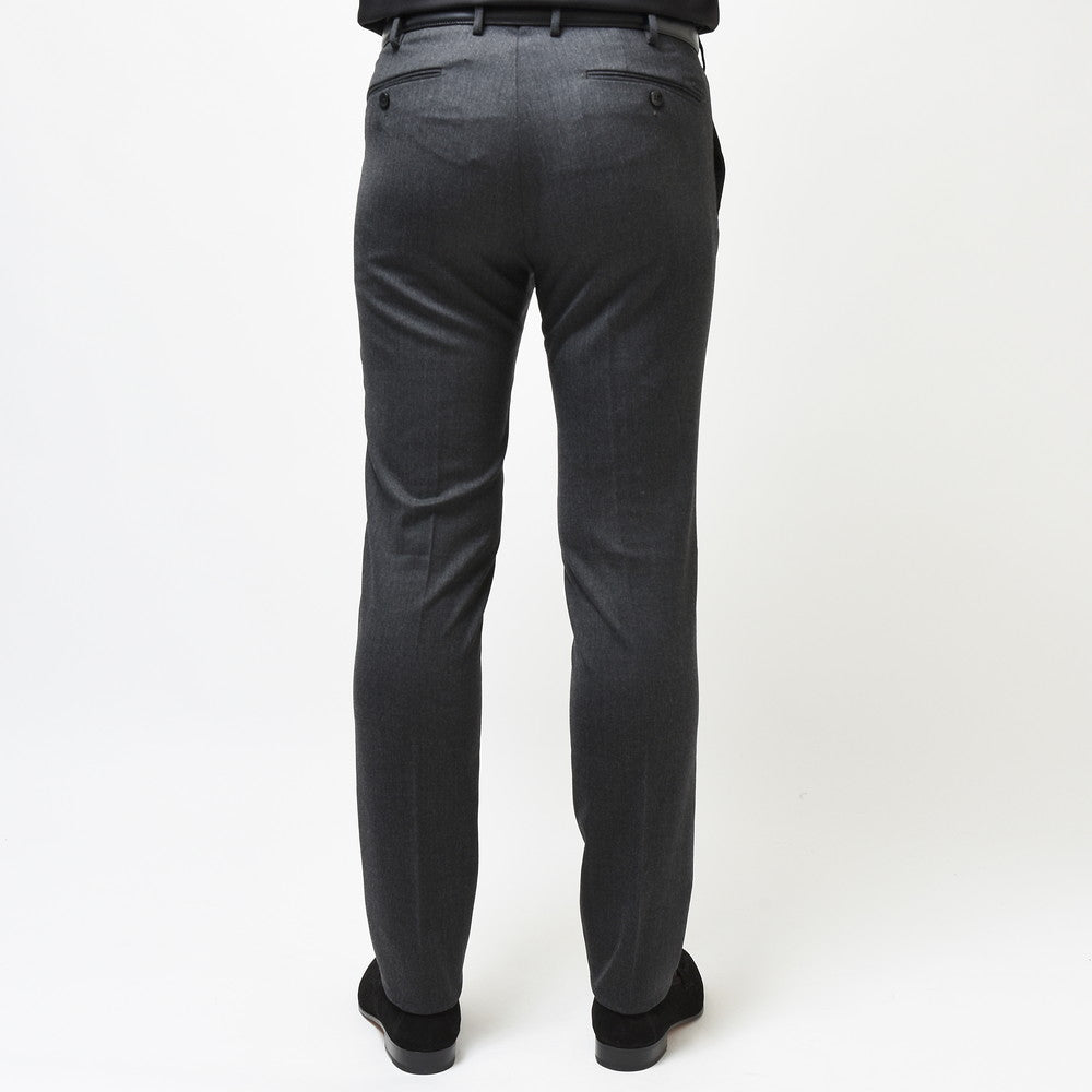 INCOTEX(インコテックス) SLIM FIT ウォッシャブルテクノウールサキソニーテーパードパンツ 470-82560