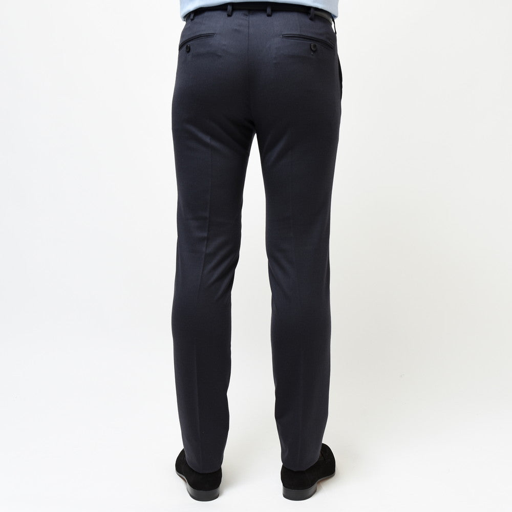 INCOTEX(インコテックス) SLIM FIT ウォッシャブルテクノウールサキソニーテーパードパンツ 470-82560