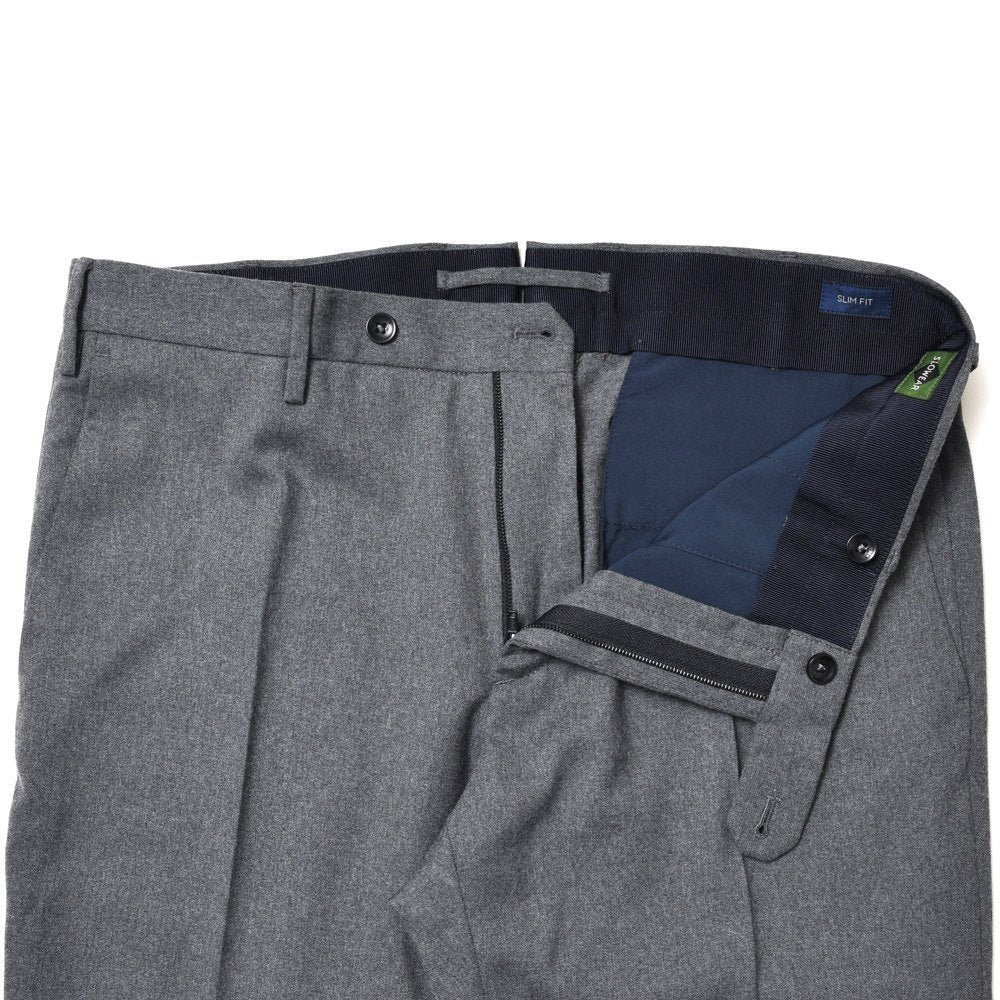 INCOTEX(インコテックス) SLIM FIT ウォッシャブルテクノウールサキソニーテーパードパンツ 470-82560